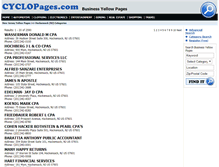 Tablet Screenshot of hackensack.cyclopages.com