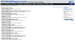 Desktop Screenshot of me.cyclopages.com