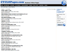Tablet Screenshot of me.cyclopages.com