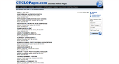 Desktop Screenshot of nh.cyclopages.com