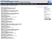 Tablet Screenshot of nh.cyclopages.com
