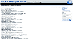Desktop Screenshot of burlington.cyclopages.com