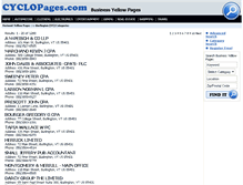 Tablet Screenshot of burlington.cyclopages.com