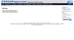 Desktop Screenshot of dining.cyclopages.com