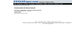 Desktop Screenshot of community.cyclopages.com