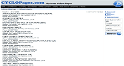 Desktop Screenshot of ca.cyclopages.com