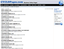 Tablet Screenshot of livingston.cyclopages.com